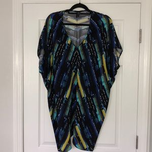 Maria Cornejo Print tunic top cocoon shape